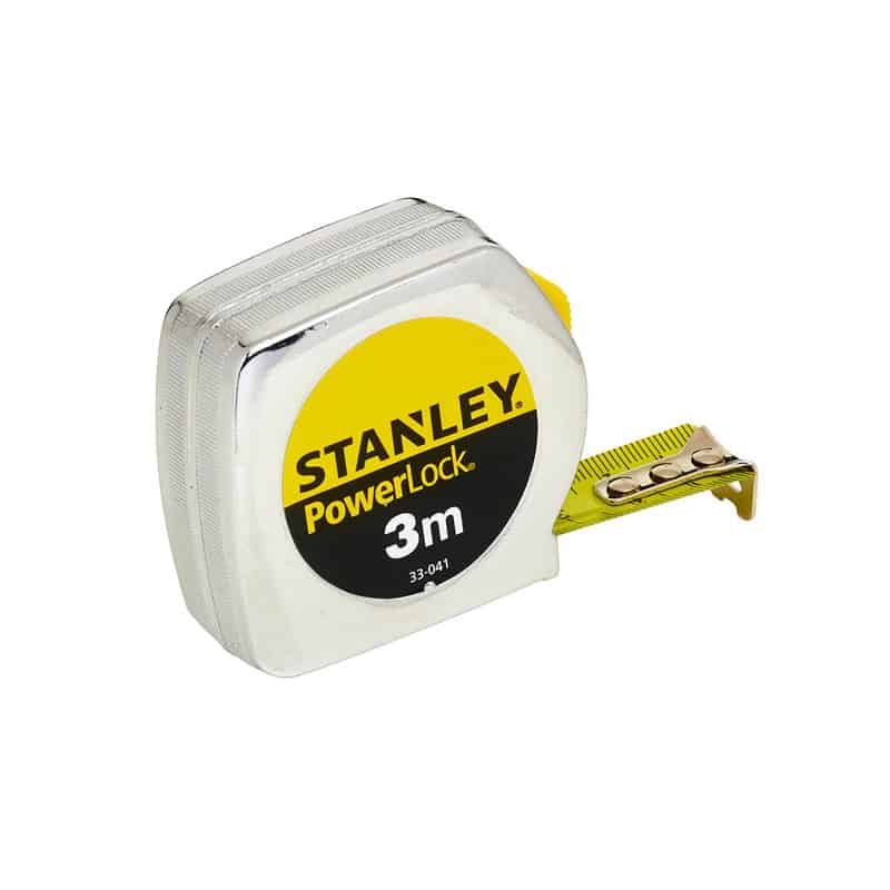 Flessometro Stanley Powerlock 0-33-198 8m - Cod. 33-198 - ToolShop Italia