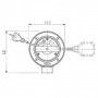 FLYGT Pompe de relevage eaux usées - 0,55 kW - 3,9 A - DXVM35-5