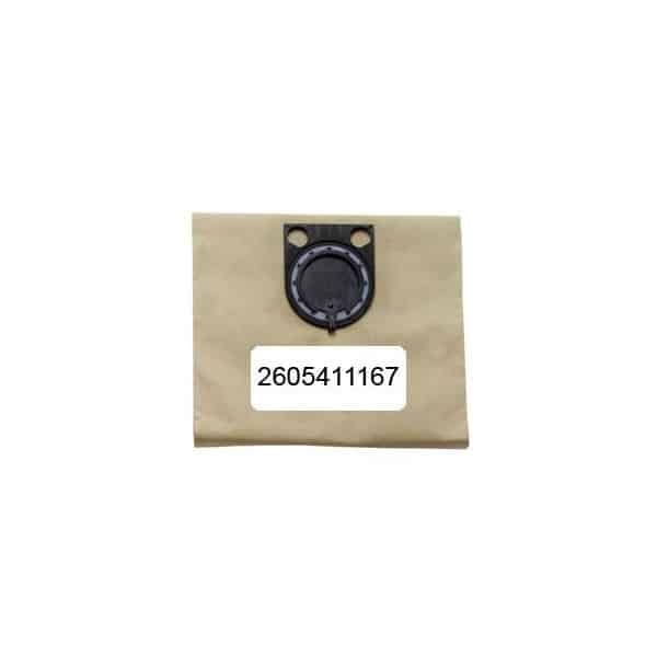 BOSCH 5 sacs papier pour aspirateur GAS25 Réf 2605411167