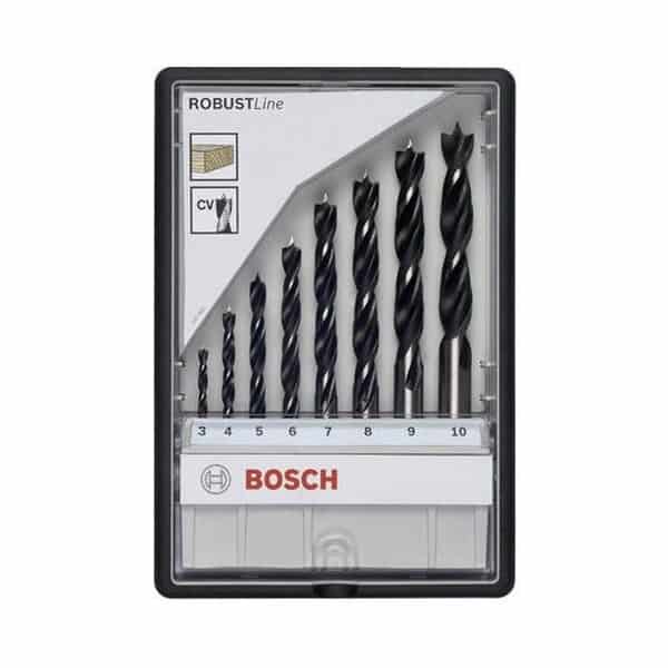 BOSCH Coffret Robust Line 8 mèches bois 2607010533