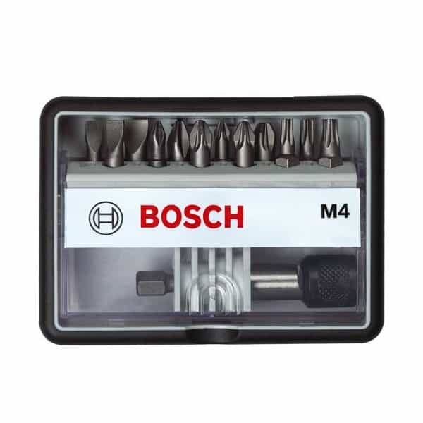BOSCH 12 embouts de vissage Ph,Pz,Tx,S + porte embout - 2607002566