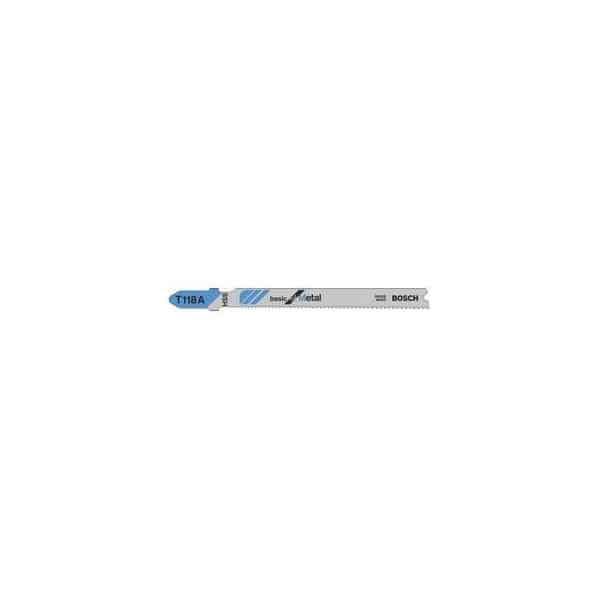 BOSCH 5 lames de scie sauteuse metal T118A - 2608631013