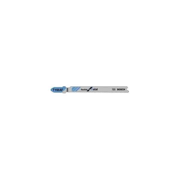 BOSCH 5 lames de scie sauteuse metal T118AF - 2608634505