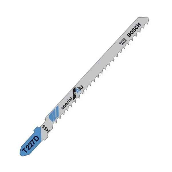 BOSCH 5 lames de scie sauteuse alu T227D - 2608631030