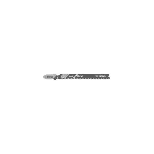 BOSCH 5 lames de scie sauteuse bois T119BO - 2608630310