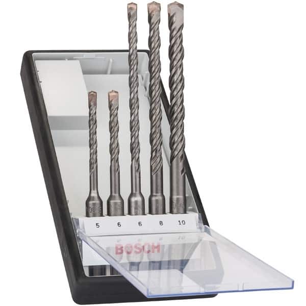 BOSCH Coffret 5 forets béton SDS-plus S4L Robust Line - 2607019927
