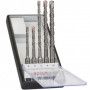 BOSCH Coffret 5 forets béton SDS-plus S4L Robust Line - 2607019927