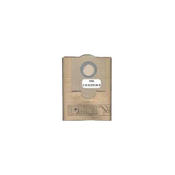 FEIN 5 sacs papier "extra fin" pour DUSTEX 40 réf. 31322811010