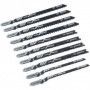 BOSCH Coffret de 10 lames pour scie sauteuse Xpro Wood - 2607010629
