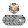 PACK - BOSCH Meuleuse Ø 125 mm 1400 W + 11 disques - GWS1400 pack