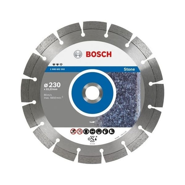 BOSCH Disques à tronçonner diamantés spécial pierre - Standard for Stone