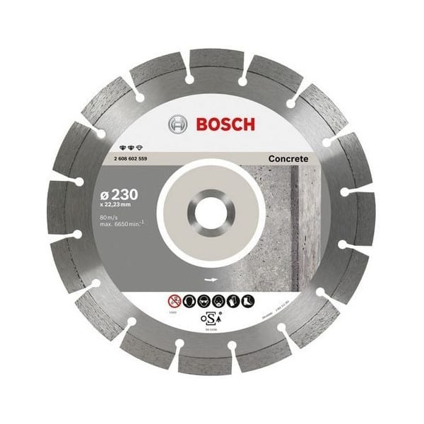 BOSCH Disques à tronçonner diamantés spécial béton - Expert for Concrete