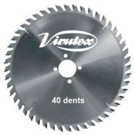 Lame finition bois panneau pour scie arasante rz270s 7040195 virutex