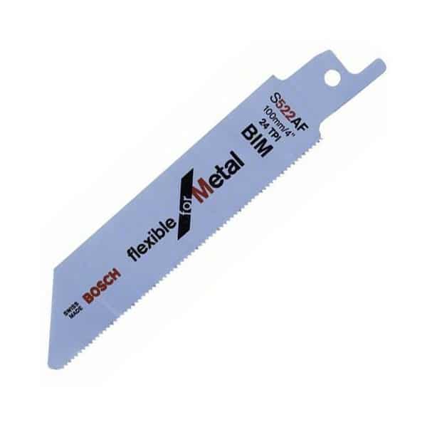 BOSCH Lame de scie sabre courte flexible pour métal S522AF