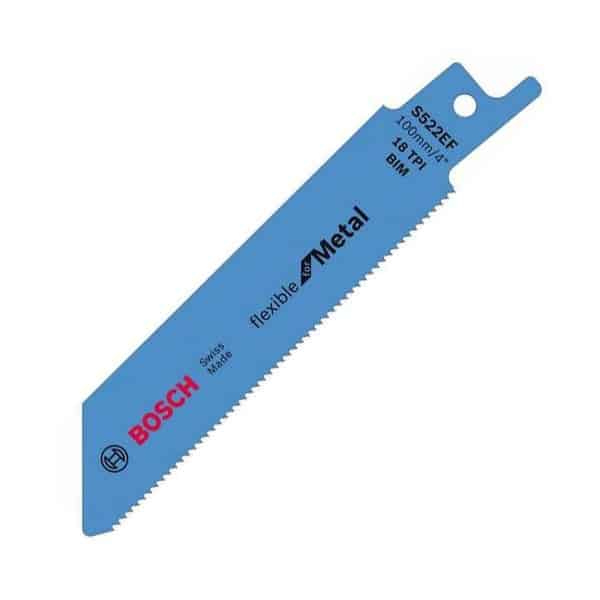 BOSCH Lame de scie sabre courte flexible pour métal S522EF