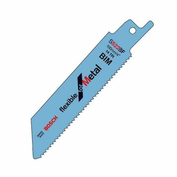 BOSCH Lame de scie sabre courte flexible pour métal S522BF