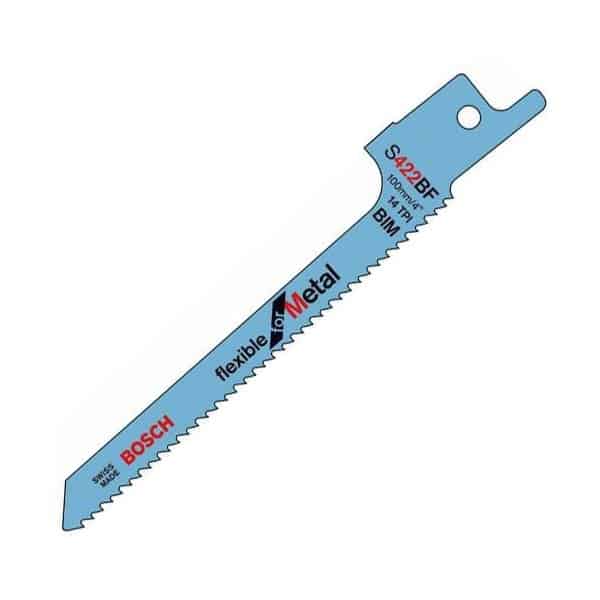 BOSCH Lame de scie sabre courte flexible pour métal S422BF