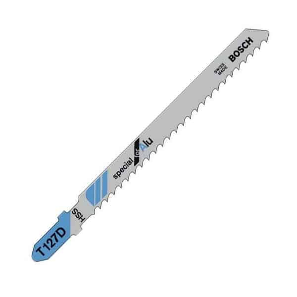 BOSCH 5 lames de scie sauteuse Special For Alu T 127 D - Réf. 2608631017