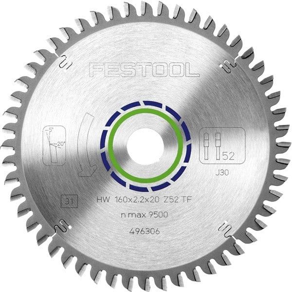 FESTOOL Lame de scie circulaire O speciale TF52 - 496306