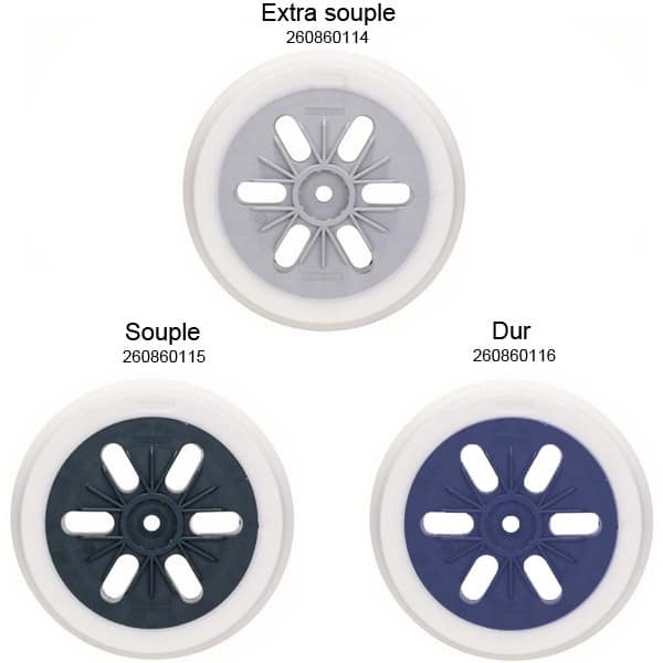 BOSCH Plateaux de ponçage 150mm pour GEX125-150AVE - GEX150AC - GEX150Turbo