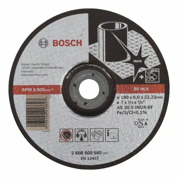 BOSCH Meule à ébarber à moyeu déporté - Expert for INOX
