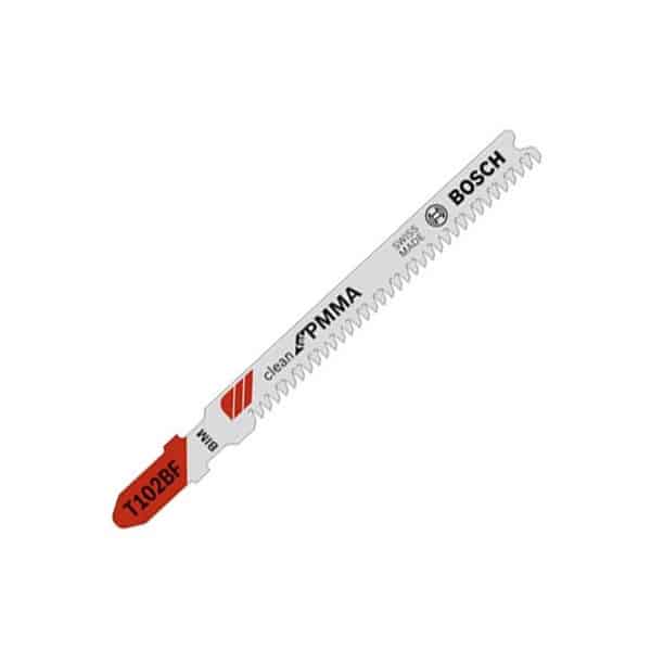 BOSCH Lot de lames de scie sauteuse Clean for PMMA - T102BF