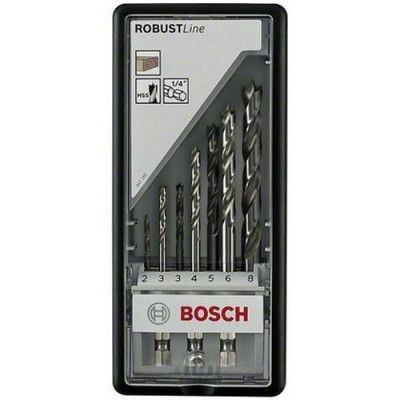 BOSCH Coffret Robust Line 8 mèches bois 2607010533