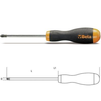 Tournevis pour vis phillips® 1202 beta