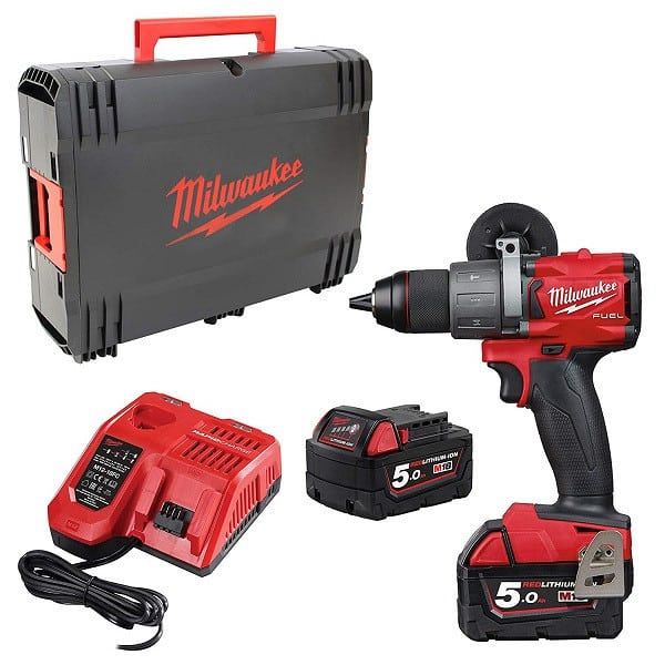 MILWAUKEE Perceuse visseuse percu 18V 5Ah M18 FPD2-502X - 4933464264