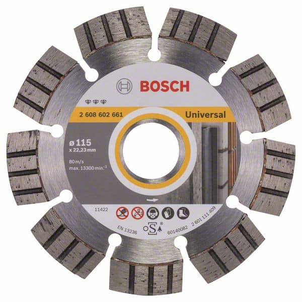 BOSCH Disque à tronçonner diamanté Ø115mm - Best for Universal