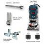 BOSCH Affleureuse 600W Ø 6 à 8 mm - GKF 600 - 060160A100