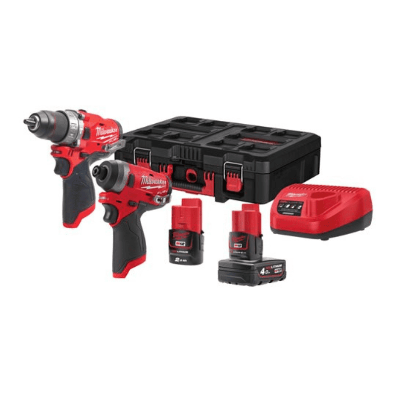 Pack perceuse-visseuse milwaukee M18CBLDD-502C - 2x5Ah + Chargeur MILWAUKEE  - Outillage