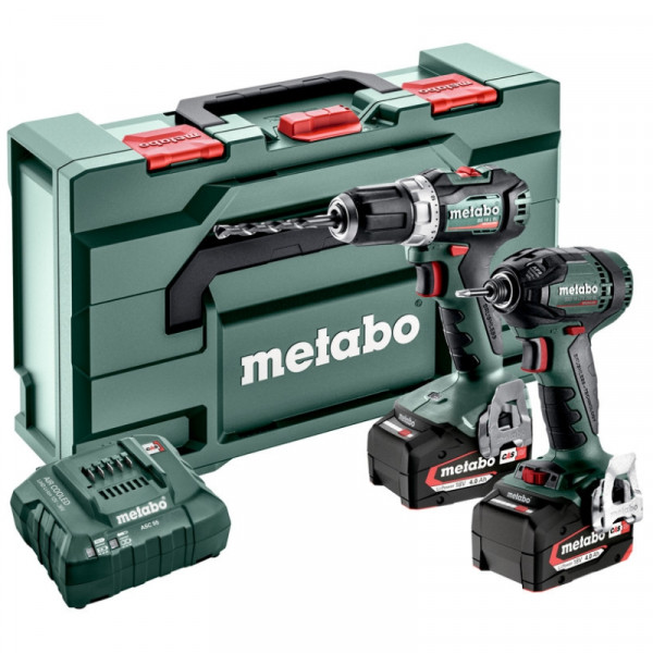 METABO Pack perceuse visseuse + visseuse à choc 18V 4Ah - 685183000