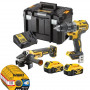 DEWALT Perceuse-visseuse DCD791 + Meuleuse DCG405 + 25 disques - DCK2020P2T