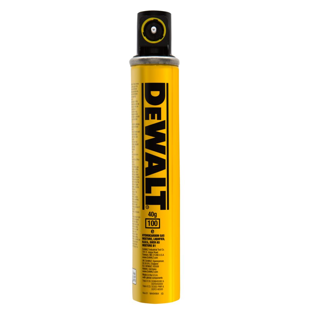 Dewalt DDF8450000 Réservoir à gaz pour cloueuse Trak-It DGN845 C6