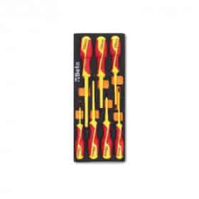 Plateau thermoformé souple 7 tournevis isolé 1000v m226 024500226 beta