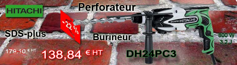 Perforateur SDS-plus Hitachi DH24PC3