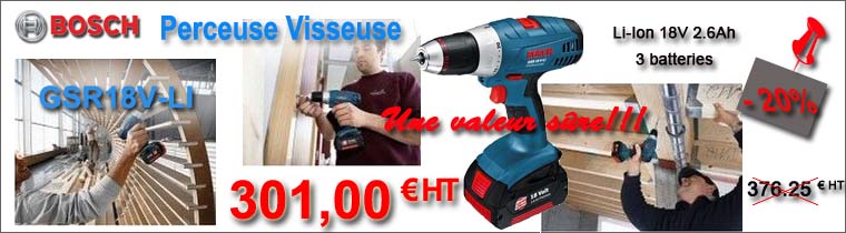 Perceuse visseuse Bosch GSR18B-LI