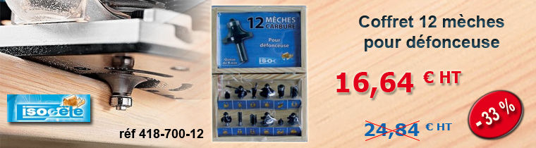 mèches universelles défonceuse