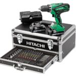 Perceuse visseuse Hitachi 18v avec 100 accessoires 