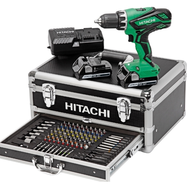 Perceuse visseuse Hitachi 18v avec 100 accessoires