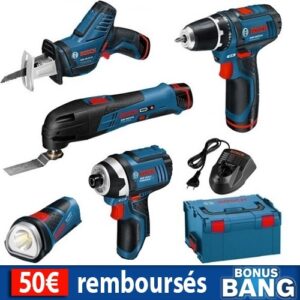 kit 5 outils bosch sélection de noël