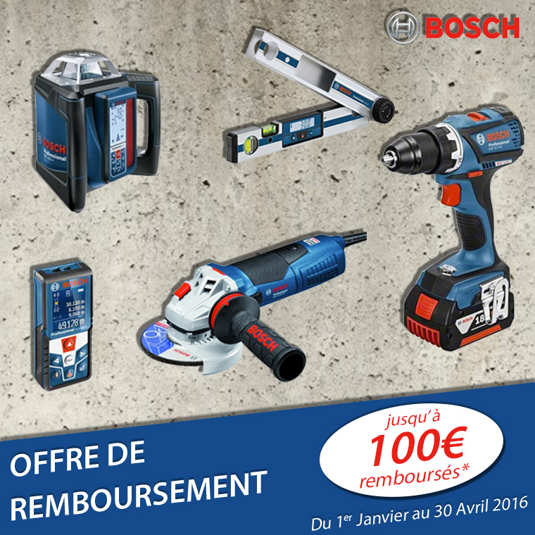 Offre de remboursement Bosch