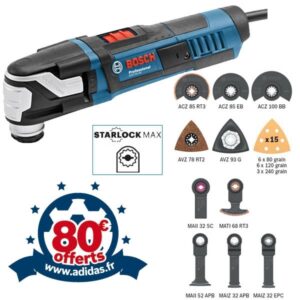 BOSCH Découpeur Ponceur StarlockMax 550W GOP55-36 +25acc