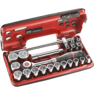 FACOM Coffret 22 pièces cliquet et douilles 1/2''