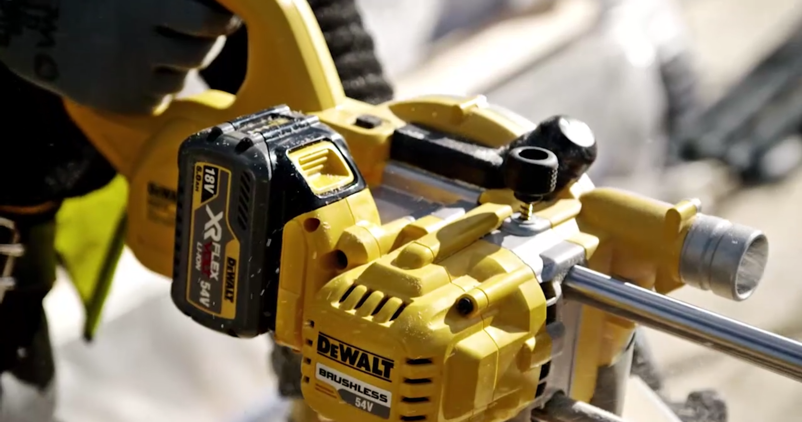 chantier du futur avec la gamme XR Flexvolt de chez Dewalt