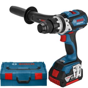 BOSCH Perceuse visseuse percussion 18V 5Ah - GSB18VE-EC et son coffret de rangement