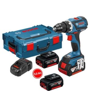 BOSCH Perceuse visseuse 18V GSR18V-EC 3x5Ah et son pack complet avec batteries