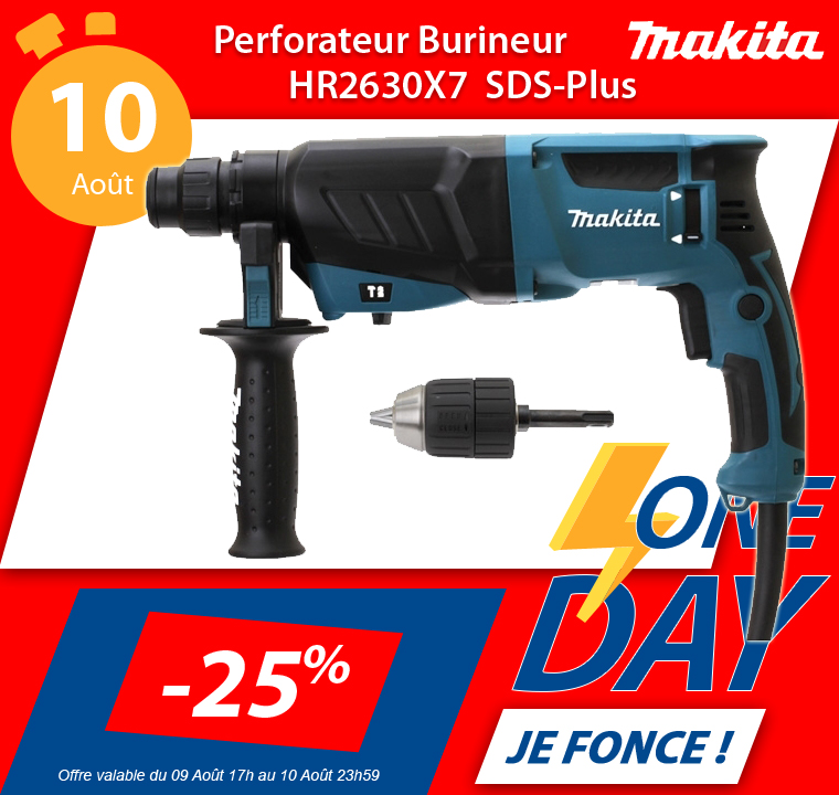 MAKITA Perforateur burineur 800W Sds plus en vente flash chez Guédo