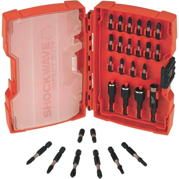 coffret de 28 embouts Schockwave Milwaukee